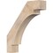 Ekena Millwork 5 1/2"W x 24"D x 28"H Merced Smooth Knee Brace, Douglas Fir BRC06X24X28MRC00SDF - alternate 1